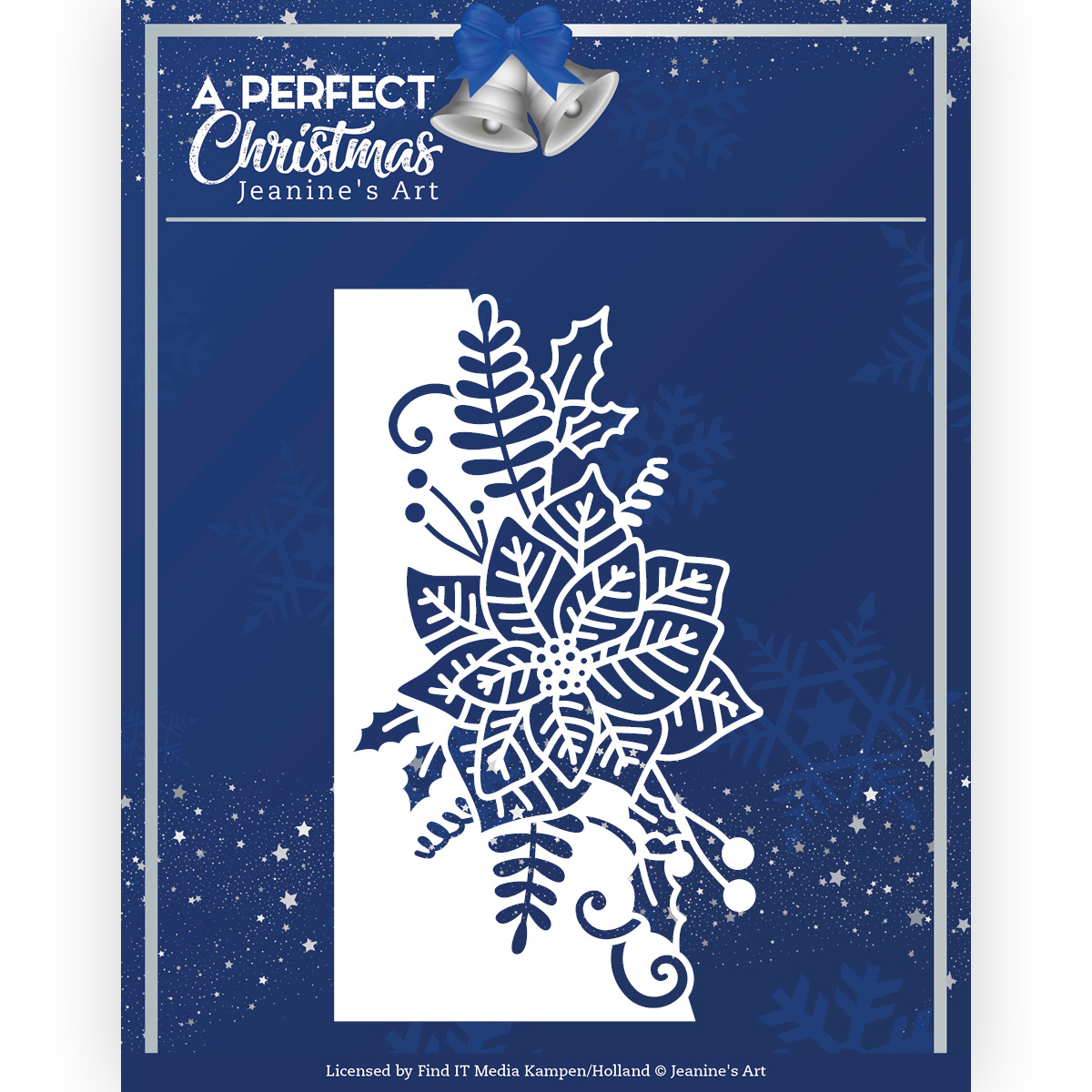 Dies - Jeanine's Art - A Perfect Christmas - Poinsettia Border Dies - Jeanine's Art - A Perfect Christmas - Poinsettia Border