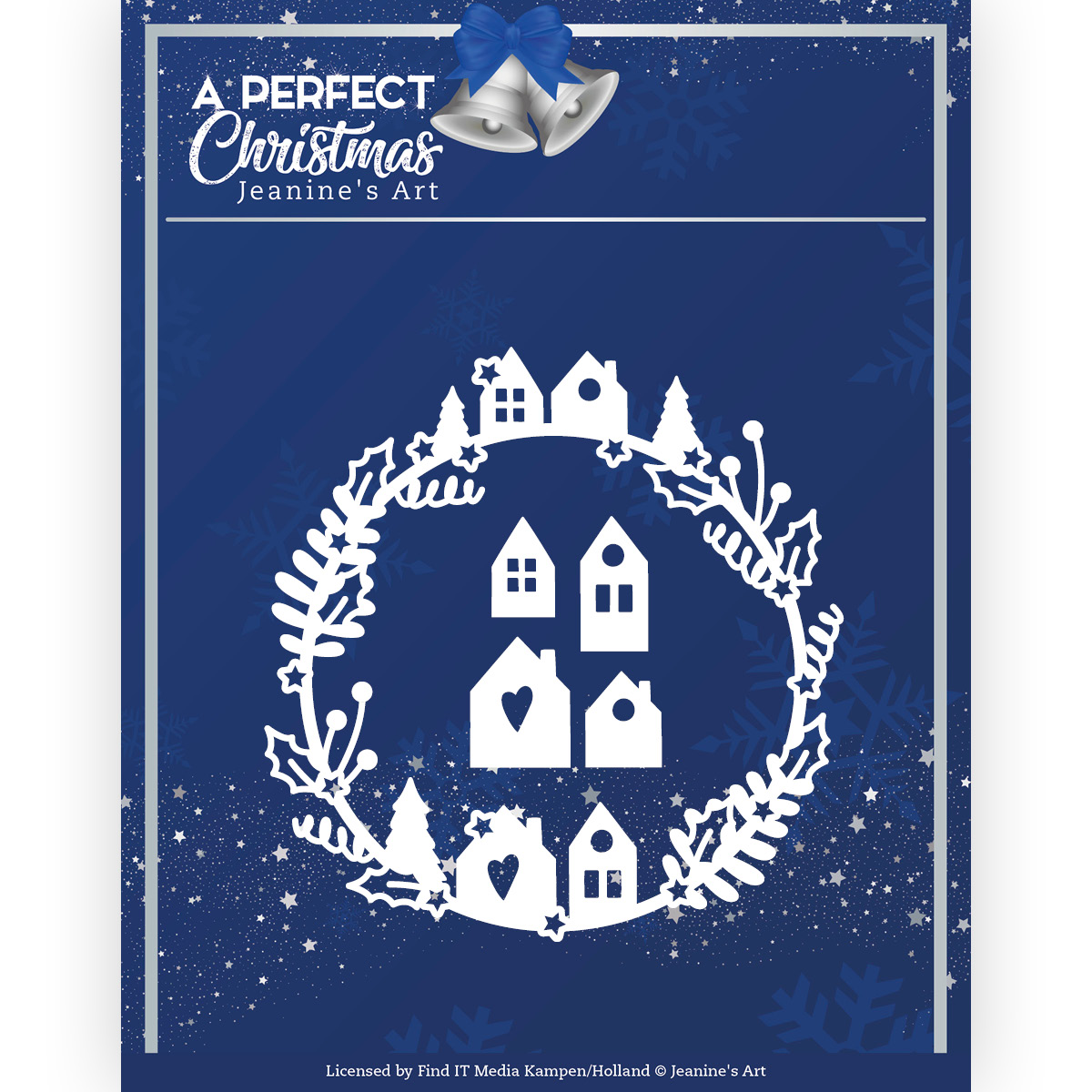 Dies - Jeanine's Art - A Perfect Christmas - Christmas Houses Wreath Dies - Jeanine's Art - A Perfect Christmas - Christmas Houses Wreath