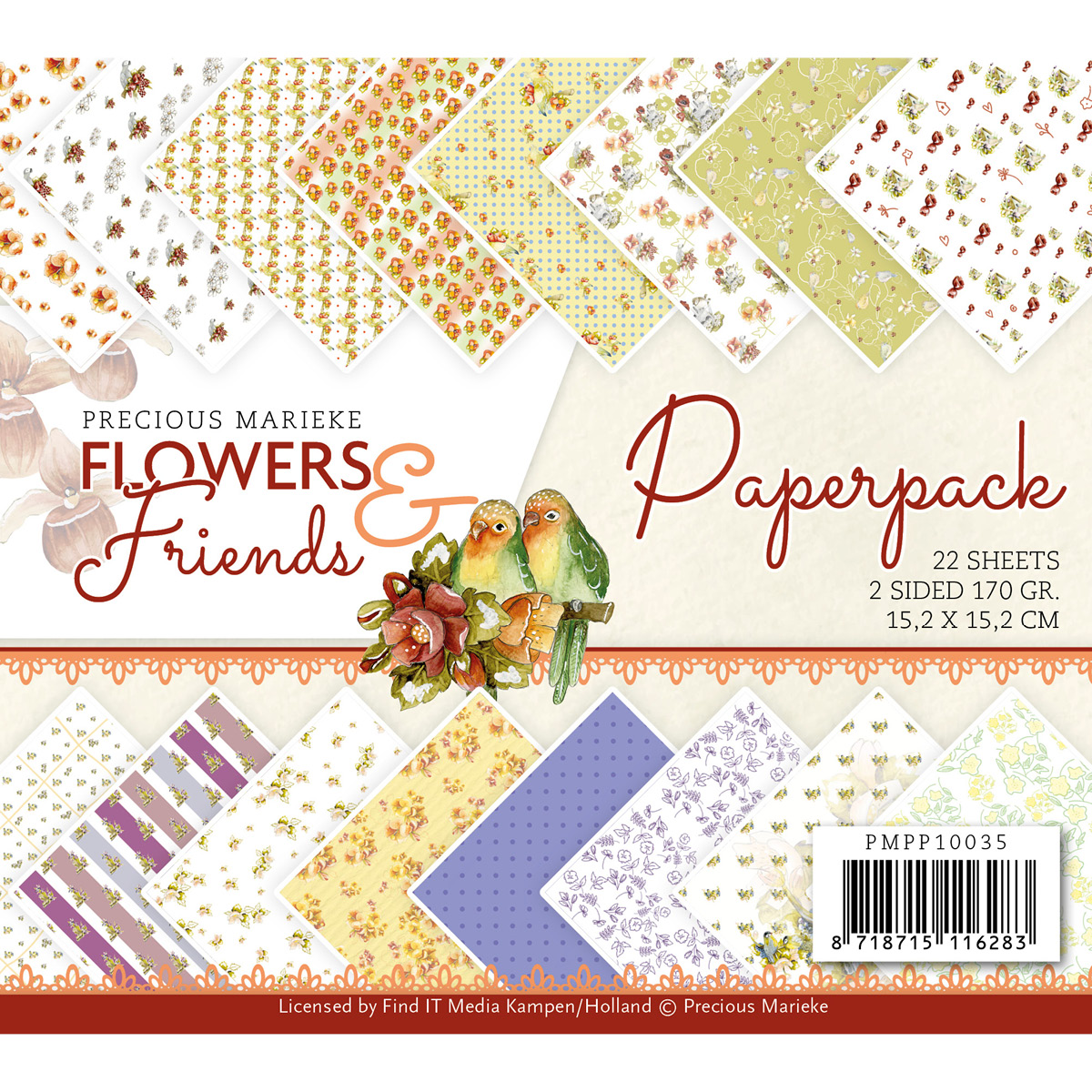 Paperpack - Precious Marieke - Flowers and Friends Paperpack - Precious Marieke - Flowers and Friends