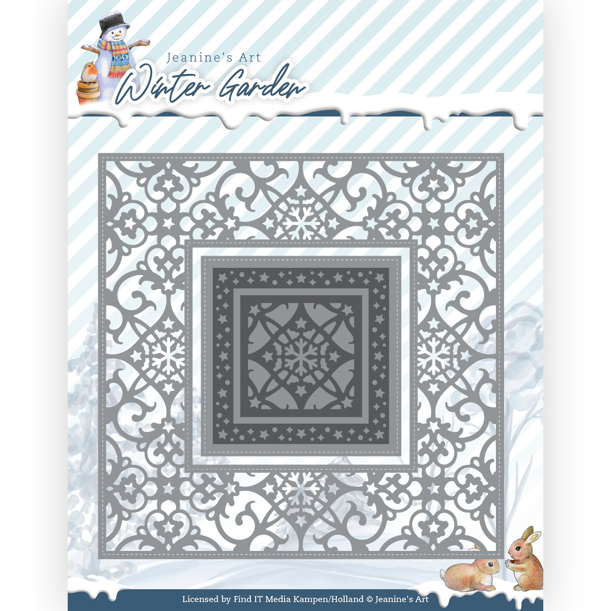 Dies - Jeanine's Art - Winter Garden - Snowflake Frame Dies - Jeanine's Art - Winter Garden - Snowflake Frame