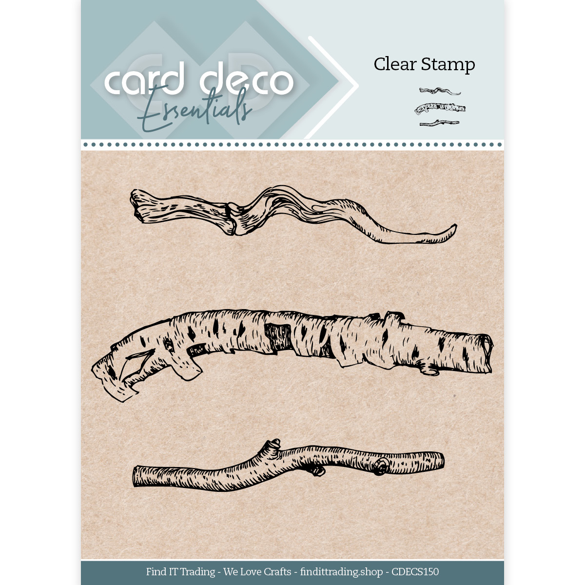 Card Deco Essentials - Clear Stamp - Birch Trunk Card Deco Essentials - Clear Stamp - Birch Trunk