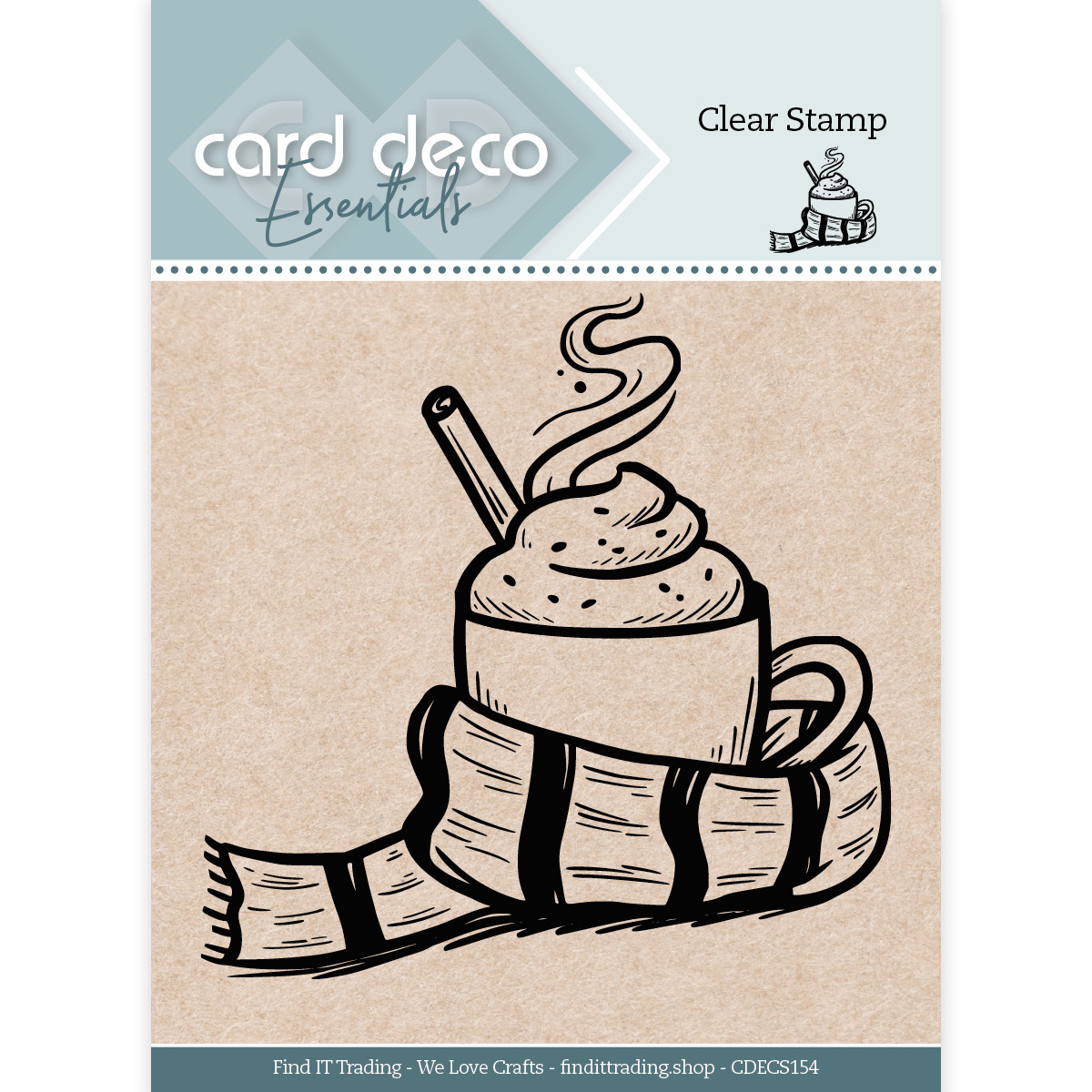 Card Deco Essential - Clear Stamp - Hot Chocolate Card Deco Essential - Clear Stamp - Hot Chocolate