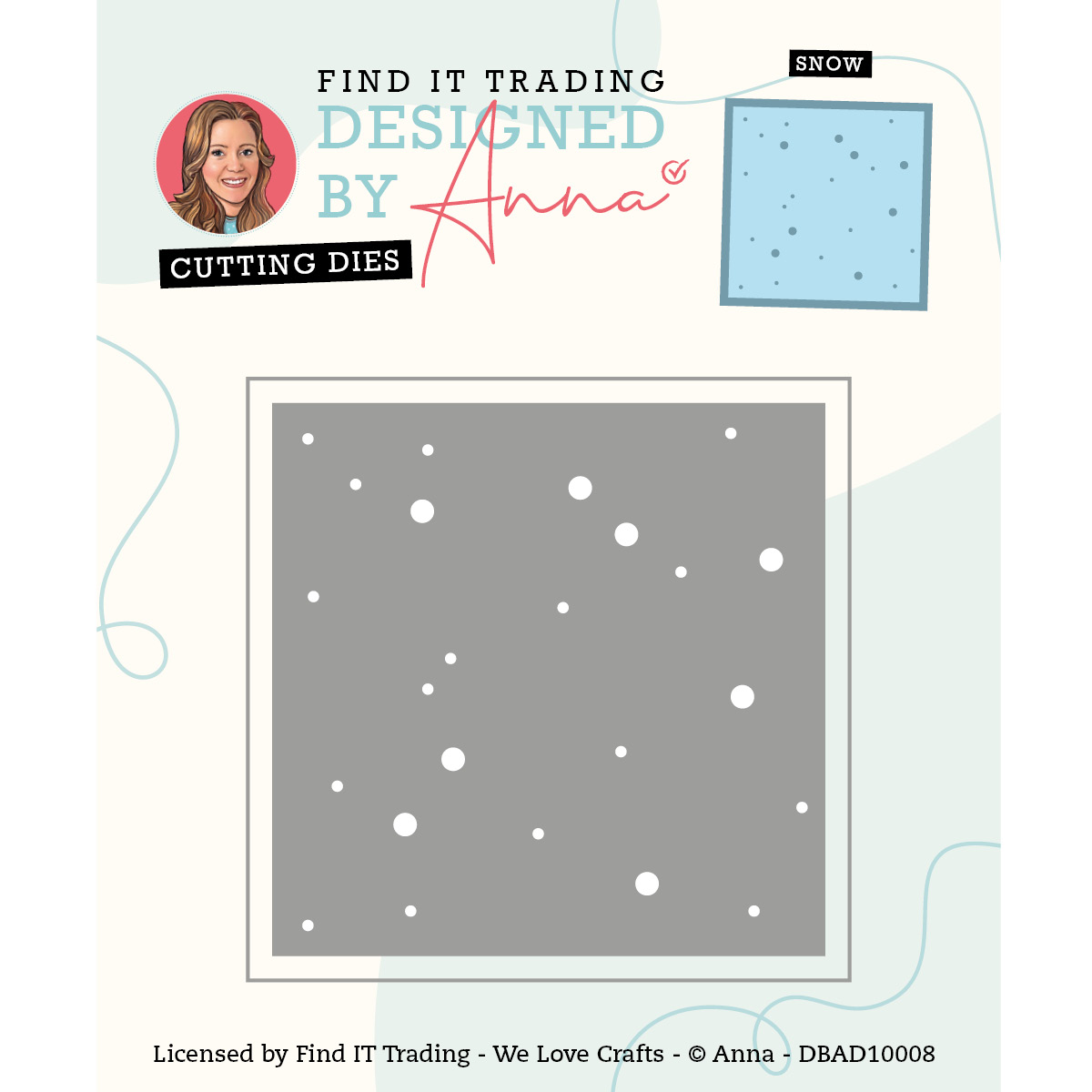 Designed by Anna - Mix and Match Cutting Dies - SNOW Designed by Anna - Mix and Match Cutting Dies - SNOW